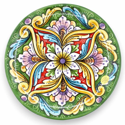 Zierteller aus Caltagirone-Keramik – Ø ca. 25 cm (1 Stück) in drei Dekorationsmöglichkeiten -  2