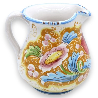 Cannata Siciliana, dzbanek ceramiczny Caltagirone, różne opcje wielkości (1 szt.) dekoracja barokowa i kwiatowa - 