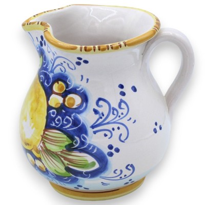 Cannata Siciliana, Caltagirone keramisk kanna, med olika storleksalternativ (1 st) blad och citrondekoration - 