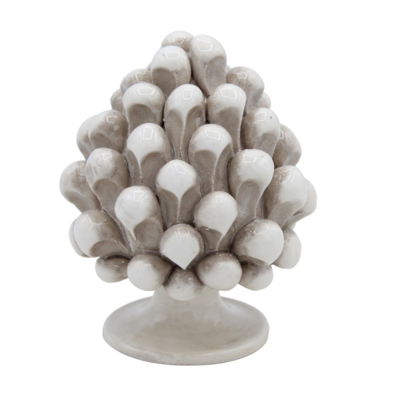 Sicilian pine cone Caltagirone h 10 / 11 cm approx. (1pc) Single color with various color options - 