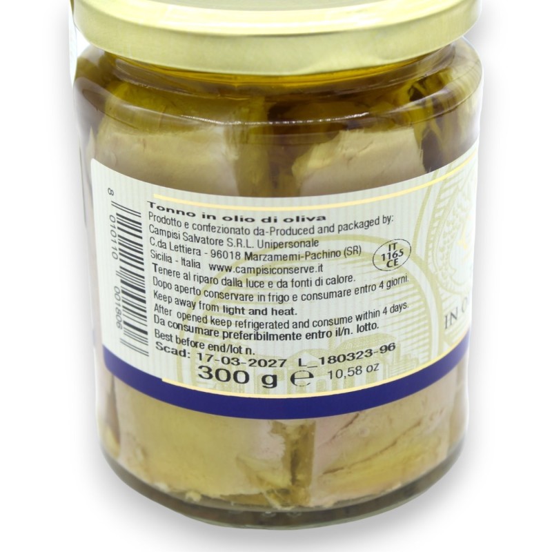 Siciliansk tonfisk i olivolja, 300g - 