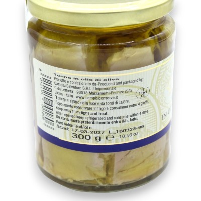 Siciliansk tonfisk i olivolja, 300g - 