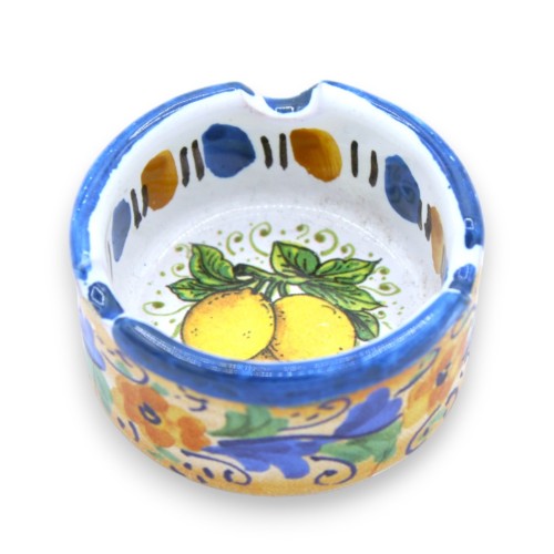 Siciliansk keramisk ask, olika dekorationer - cm 5 -  2