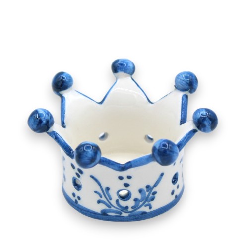 Bolsos vazios para coroa ou porta bombons em cerâmica preciosa, com três opções de tamanho (1pc) decoração barroca azul  2