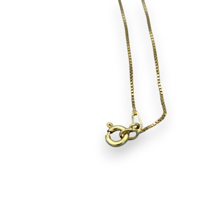Collar de plata 925 con cuerno de la suerte y circonitas, l 40 + 2 cm aprox. (1pc) dos opciones de color - 