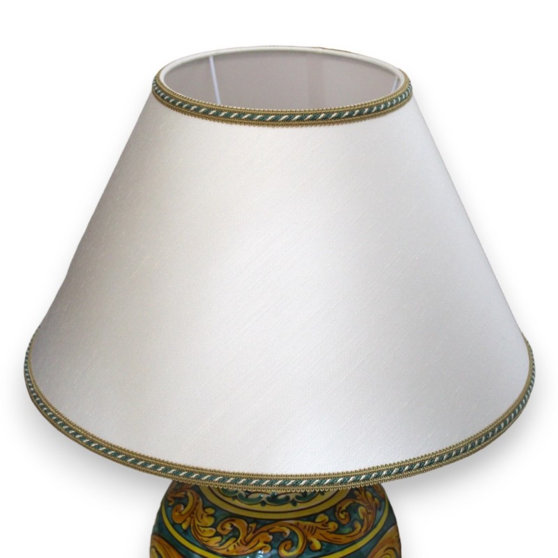 Lâmpada barroca em cerâmica Caltagirone - h 55 cm aprox. decoração barroca - 