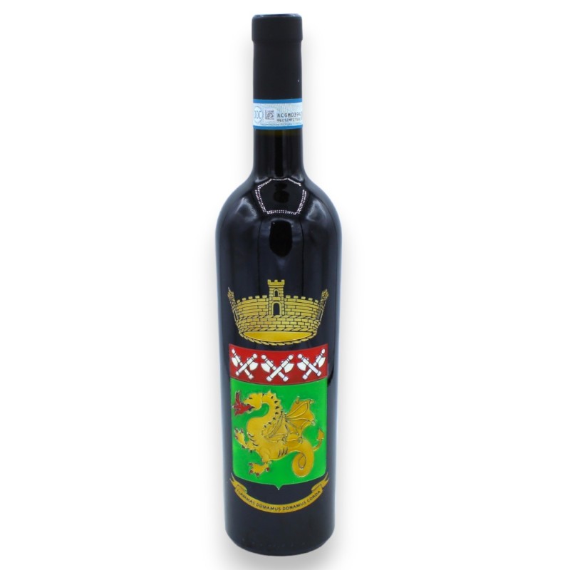 Nero d'Avola di Sicilia DOC Firefighters vapensköld - 750 ml graverat glas - 