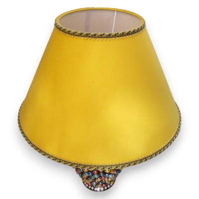 Lámpara Pigna de cerámica Caltagirone - h 60 cm aprox. Multicolor con esmalte de nácar - 