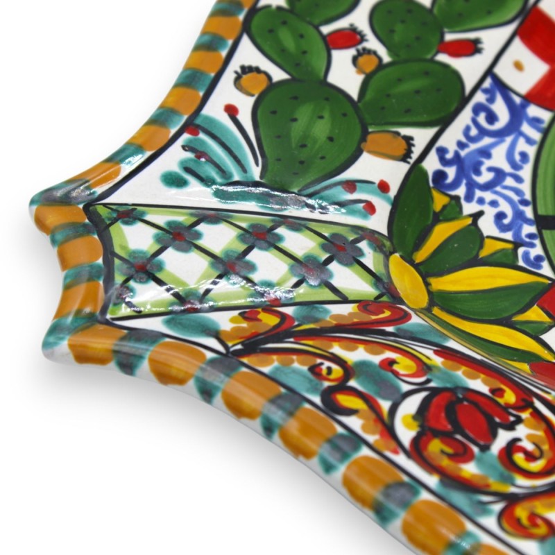 Caltagirone keramisk klockserie ÈLITE h 38 cm ca. Komplett med utrustning, siciliansk vagndekoration - 