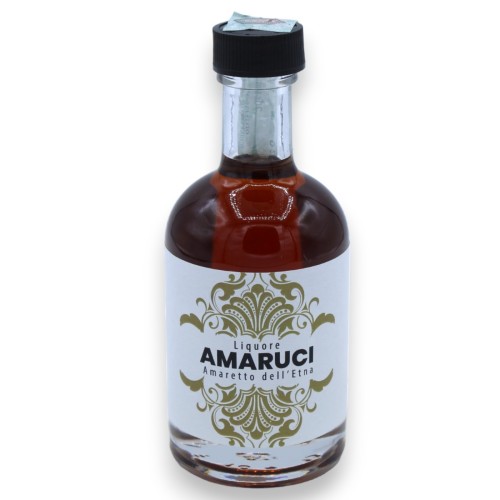 AMARUCI, Licor de Amaretto Artesanal do Etna - 28% Vol. 100 ml - 