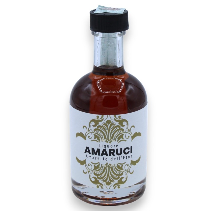 AMARUCI, handwerklich hergestellter Ätna-Amaretto-Likör - 28 % Vol. 100 ml - 