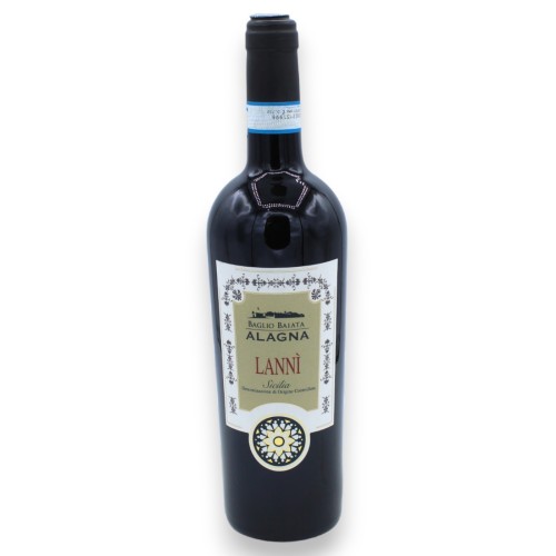 „Lannì“, ungefilterter sizilianischer DOC Rotwein – 750 ml - 