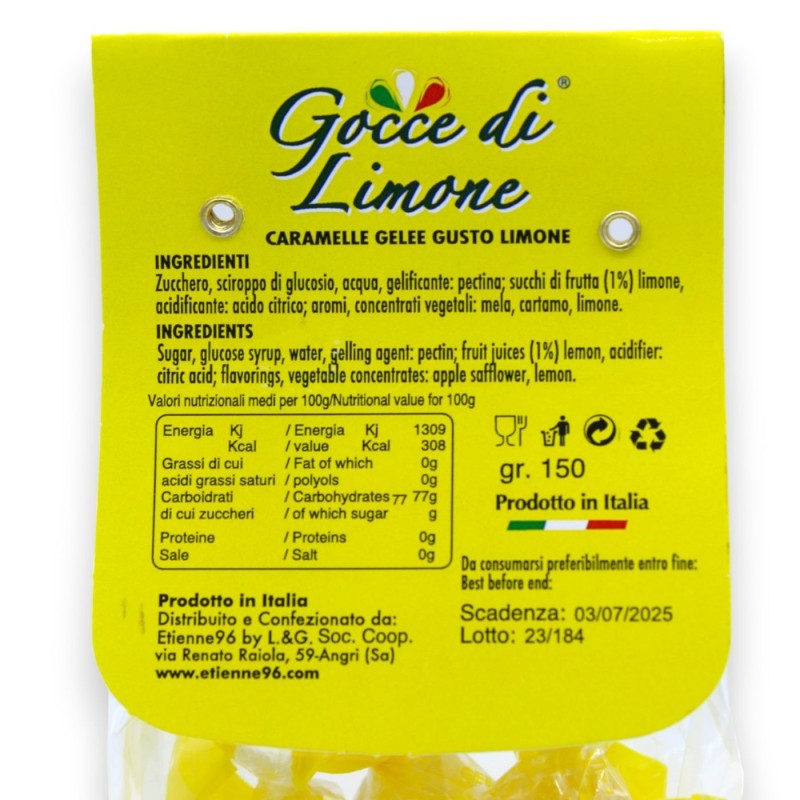Morbide caramelle Gelèe al Limone - 150 g - 