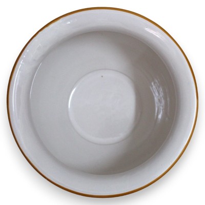 Cachepot Caltagirone vaso de cerâmica, decoração barroca amarela e verde sobre fundo azul com 5 opções de tamanho (1 uni