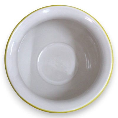 Cachepot Macetero de cerámica Caltagirone, decoración barroca sobre fondo verdín con 5 opciones de tamaño (1ud) - 