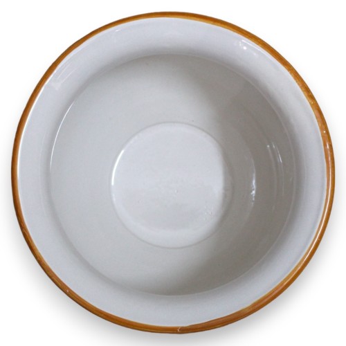 Cachepot Vaso per piante in ceramica Caltagirone, decoro Barocco classico su fondo rosso con 5 opzioni dimensione (1Unit 2