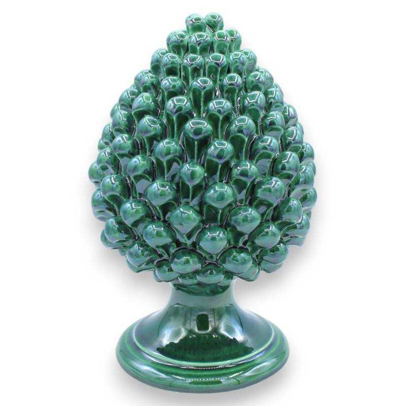 Sicilian ceramic pine cone of Caltagirone height 30 cm 100% handmade - VARIOUS COLORS - 