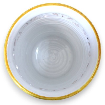 Ceramic Cylindrical paraply står av Caltagirone dekorerad barock på röd bakgrund - 