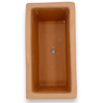 Vaso retangular de cerâmica siciliana, decoração aleatória do fundo do mar, com 5 opções de tamanho (1 peça) - 