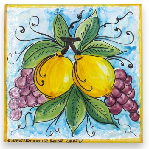 Tile High-quality ceramic tile - approx. 20 x 20 cm (1Pc) with 9 decoration options -  2