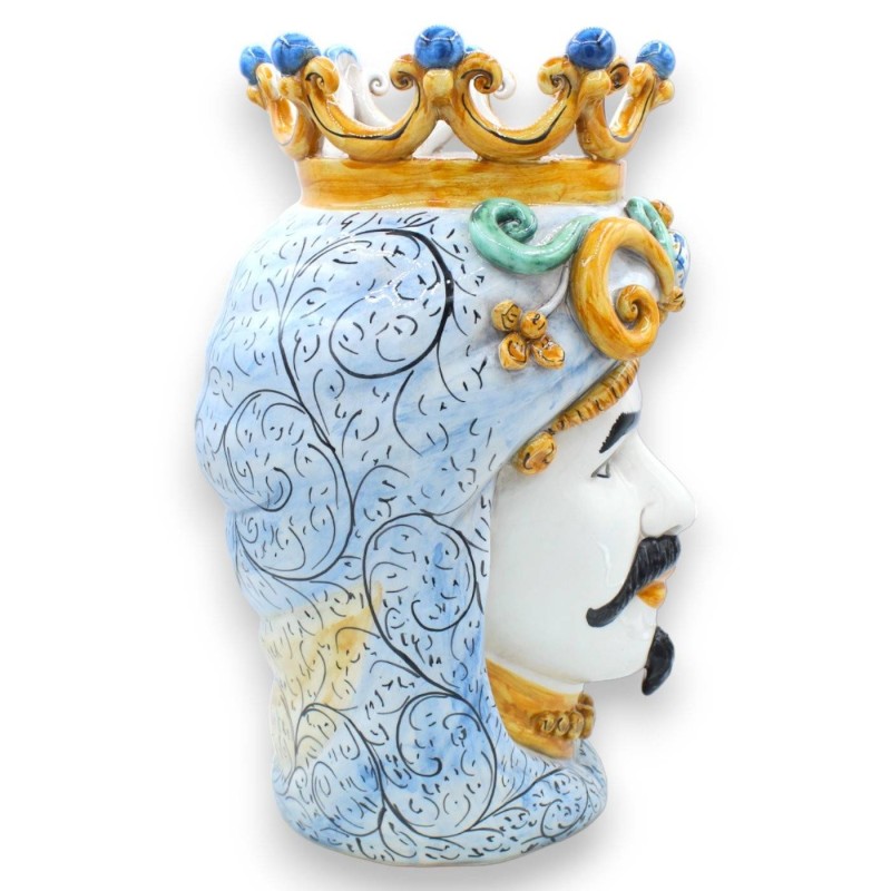 Szef Moro Caltagirone z Koroną – wysokość około 37 cm - 