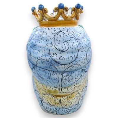 Chef för Moro Caltagirone med krona - höjd ca 37 cm - 