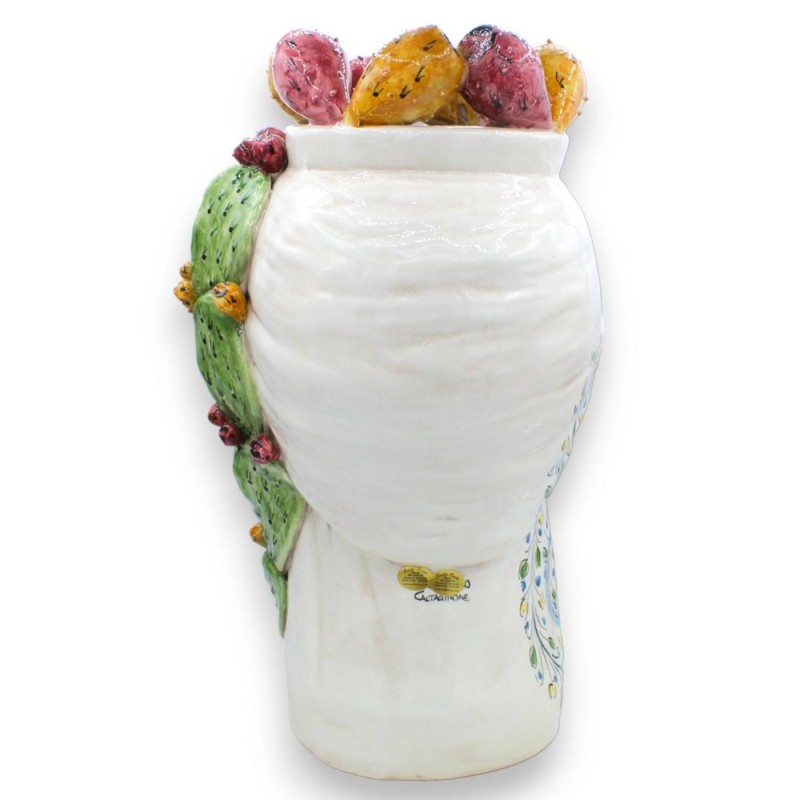 Cabeza de moro Caltagirone - altura aprox.47 cm (1ud) Aplicaciones de corona y tuna - 