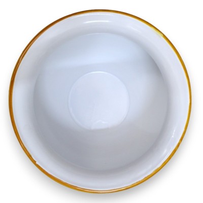 Cachepot Vaso de cerâmica siciliana, decoração de figo-da-índia clara sobre fundo rosa - com 5 opções de tamanho (1 unid