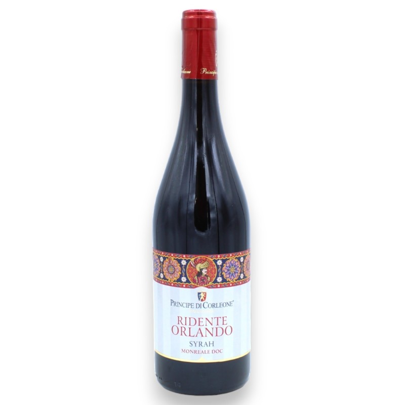 Ridente Orlando - Vin rouge Syrah DOC 750 ml - Vol.13,5% - 