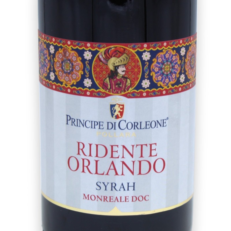 Ridente Orlando - vino Syrah D.O.C.  750 ml - Vol. 13,5% - 
