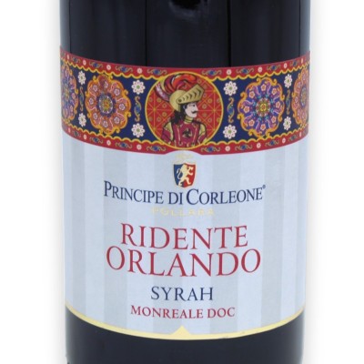 Ridente Orlando - vino Syrah D.O.C.  750 ml - Vol. 13,5% - 
