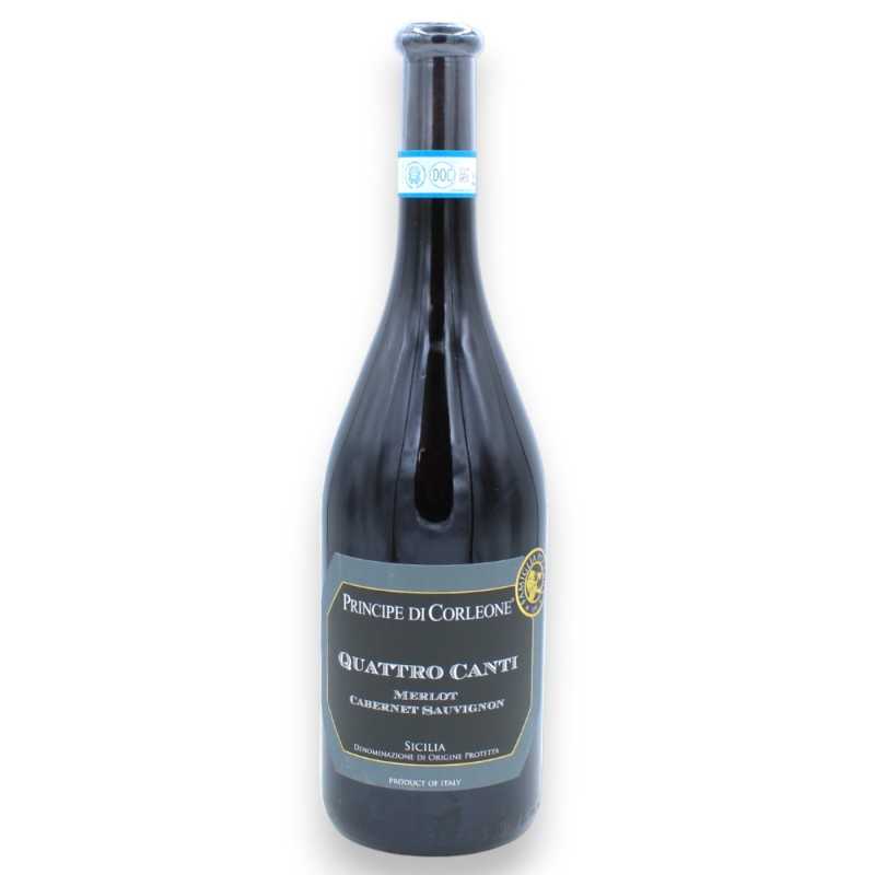 Quattro Canti, Red Wine Merlot Cabernet Sauvignon DOP 750 ml Vol. 13.5% - 