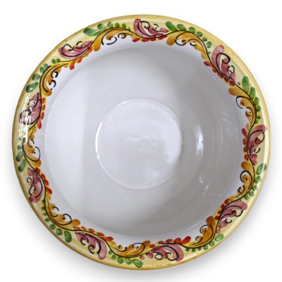 Cachepot Caltagirone Keramik-Pflanzenvase, mit 5 Größenoptionen (1 Stück), mehrfarbige Barockdekoration, Zitronen und Gr