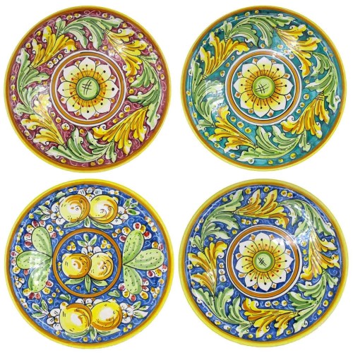 Caltagirone keramiek sierbord Ø 30 cm ca. (1 st) met 6 MD3-decoratieopties - 
