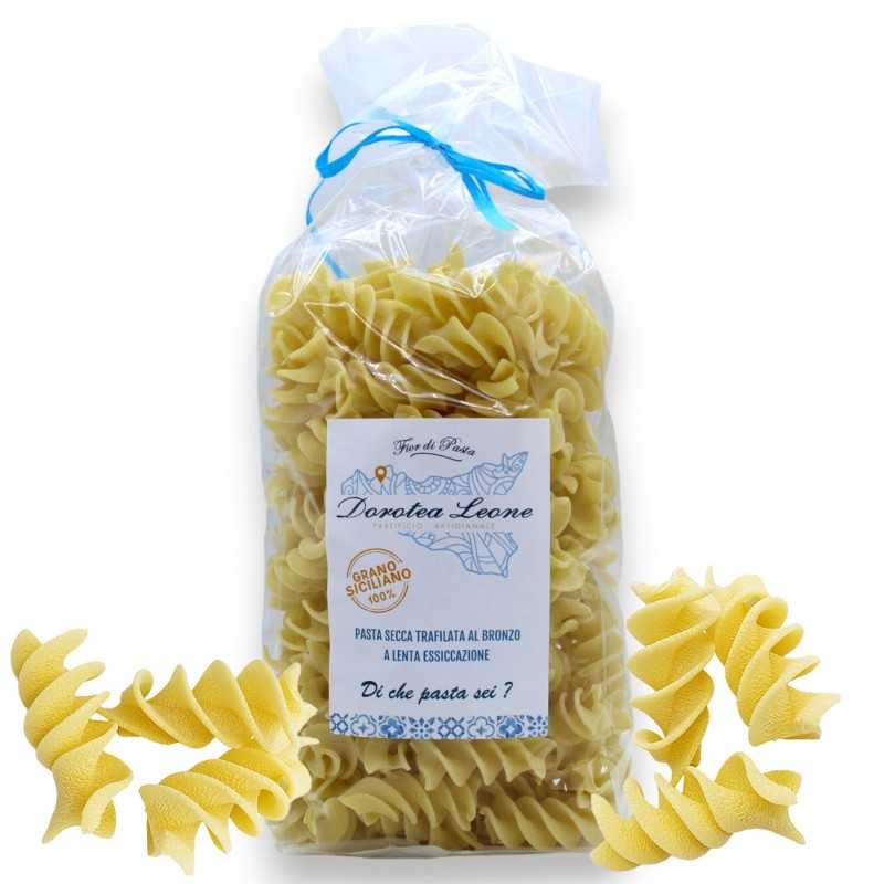 Sizilianische handgemachte Pasta Fusilloni, 500 g - 