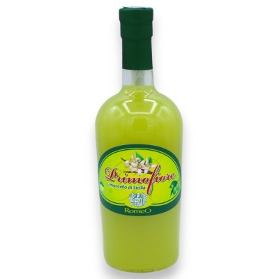 Primofiore, Limoncello Siciliano, Licor De Limón, 500 ml - Vol. 28% - 
