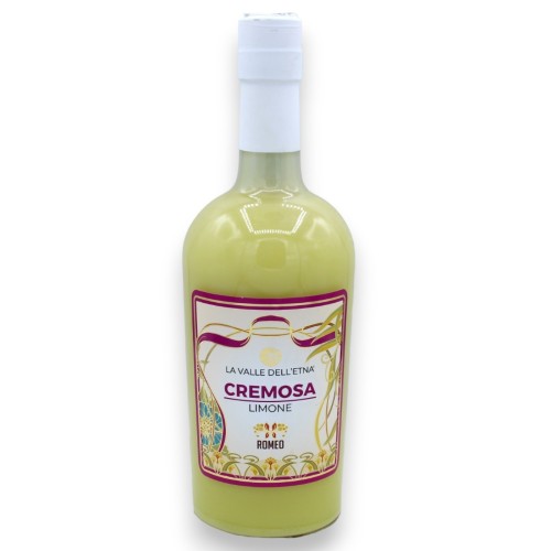 Romige Siciliaanse citroenlikeur, 17% vol. - 500 ml - 
