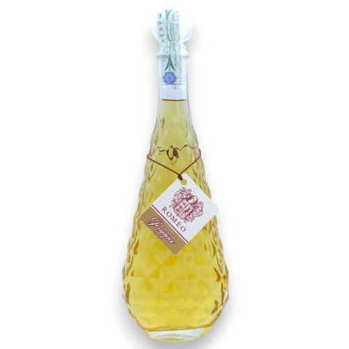 Grappa gerijpt in barrique, Crystal Diamante glazen fles - Vol 40%, 500 ml -  2
