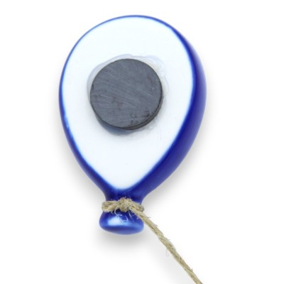 Ballonmagnet Magnet aus hochwertiger Keramik - H 6 x B 4 cm ca. (1 Stück) mit 4 Farboptionen - 