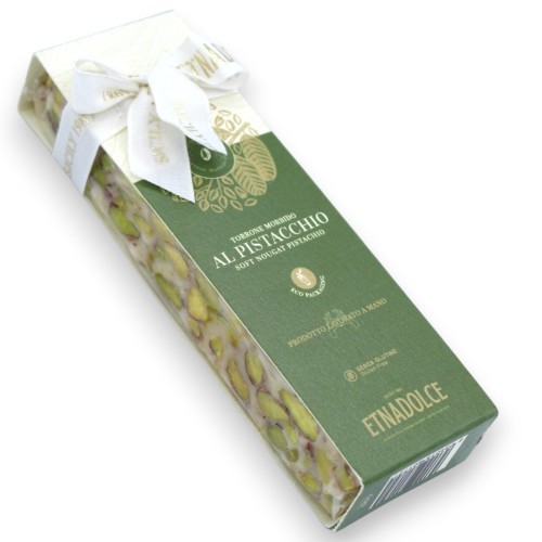 Zachte handgemaakte Siciliaanse nougat, met 4 smaakopties (1 st) Glutenvrij - 150 g -  2