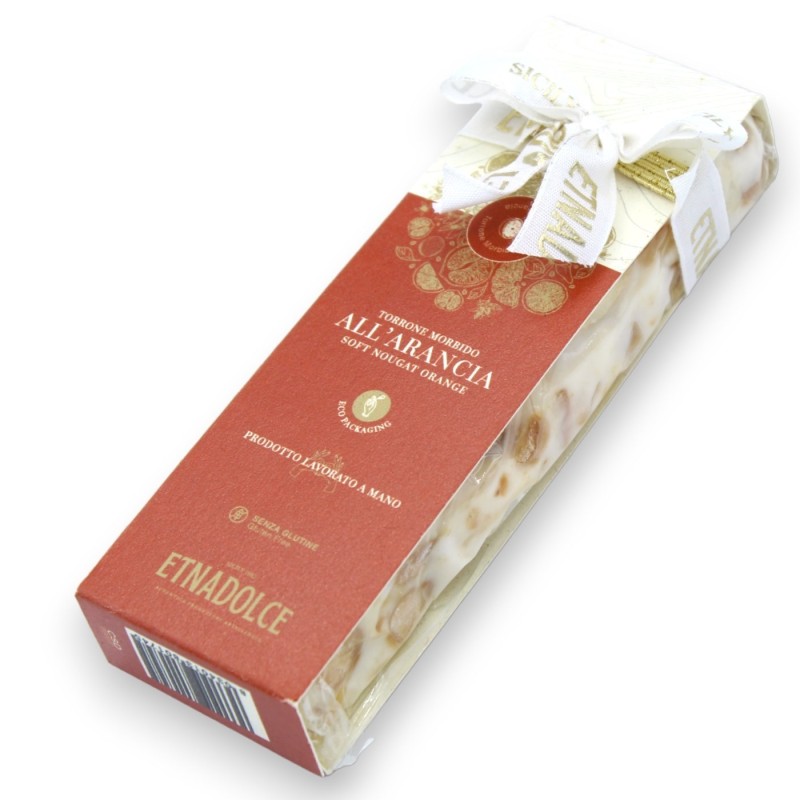 Nougat sicilien doux fait à la main, avec 4 options de saveurs (1pc) SANS GLUTEN - 150 g - 