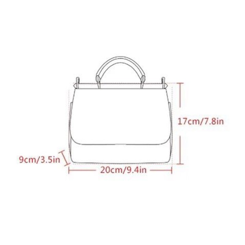 Bolsa tiracolo com alça e decoração representando elementos sicilianos azuis sobre fundo branco - 