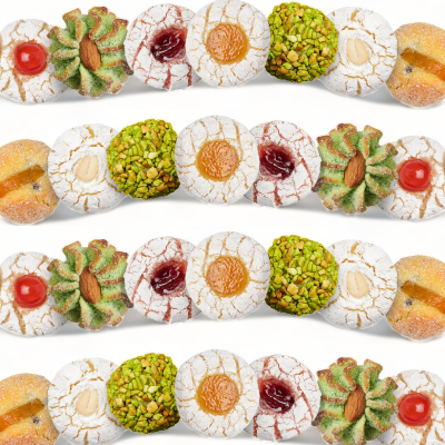 Mandelbakelser "de typiska sicilianerna", i olika viktalternativ - 