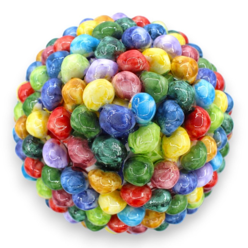 Piña de pino siciliano de cerámica Caltagirone - altura aprox.40 cm ...