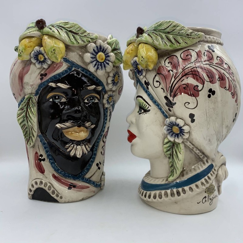 Testa di Moro Caltagirone h ca. 28cm - 