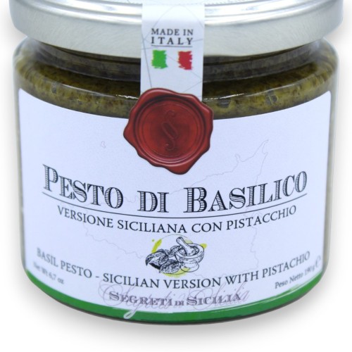 Hemlagad siciliansk basilika och pistagepesto - 190 g -  2