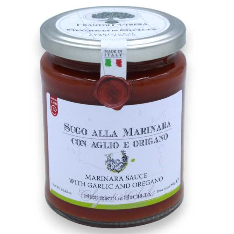 Sizilianische handwerklich hergestellte Marinara-Sauce mit Knoblauch und Oregano – 290 g - 