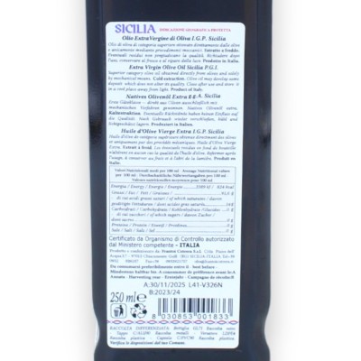 Sizilianisches natives Olivenöl extra IGP Cutrera in 3 Optionen im Format 100, 250 oder 500 ml (1 Stück) - 