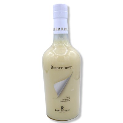 Bianconeve - Crema di liquore al Cannolo Siciliano, con due opzioni formato (1Unità) Vol. 17% - 