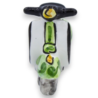 Vespa vehicle in Caltagirone ceramic - L 10 cm approx. (1pc) CAN mod - 
